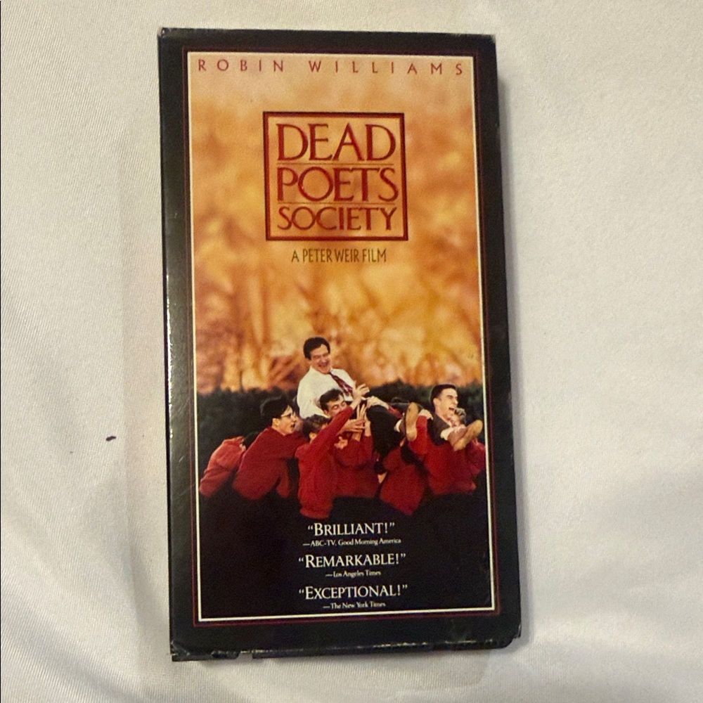 Dead Poets Society VHS Tape